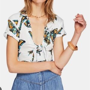 Free people butterfly crop